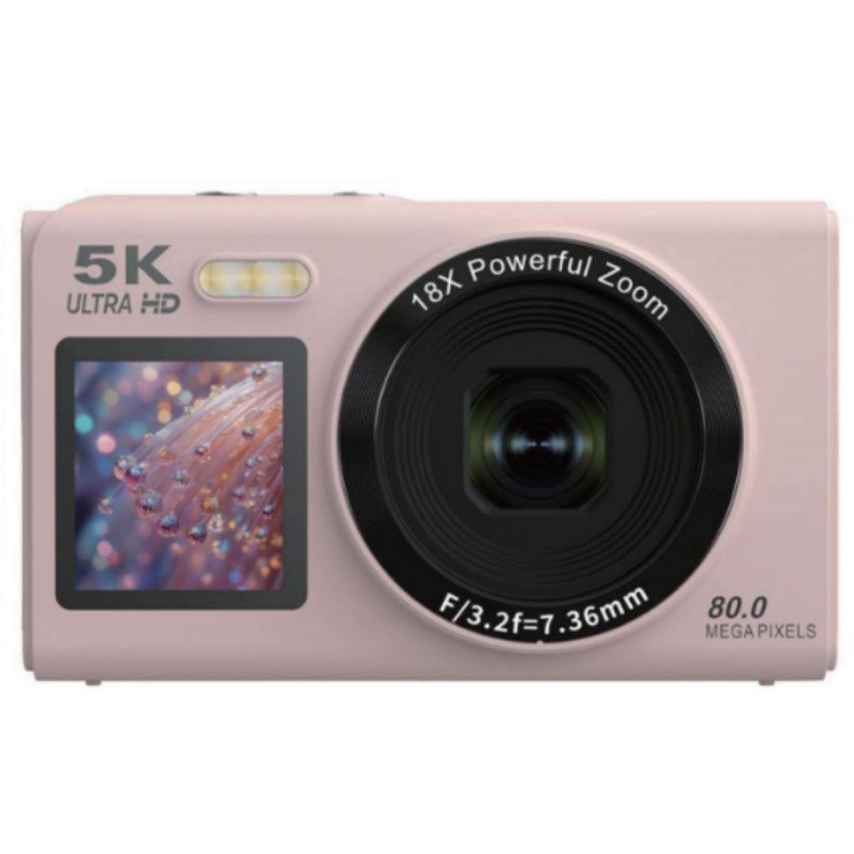 5K ULTRA HD  
Powerful 18X Zoom  
F/3.2 = 7.36mm  
80.0 MEGA PIXELS
