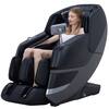 Front. MassaMax - MassaMAX MT339 4D Full Body Stretch Massage Chair ,Body Scan,Extended Footrest&Foot Rollers,Heat(Deep black) - Deep Black.