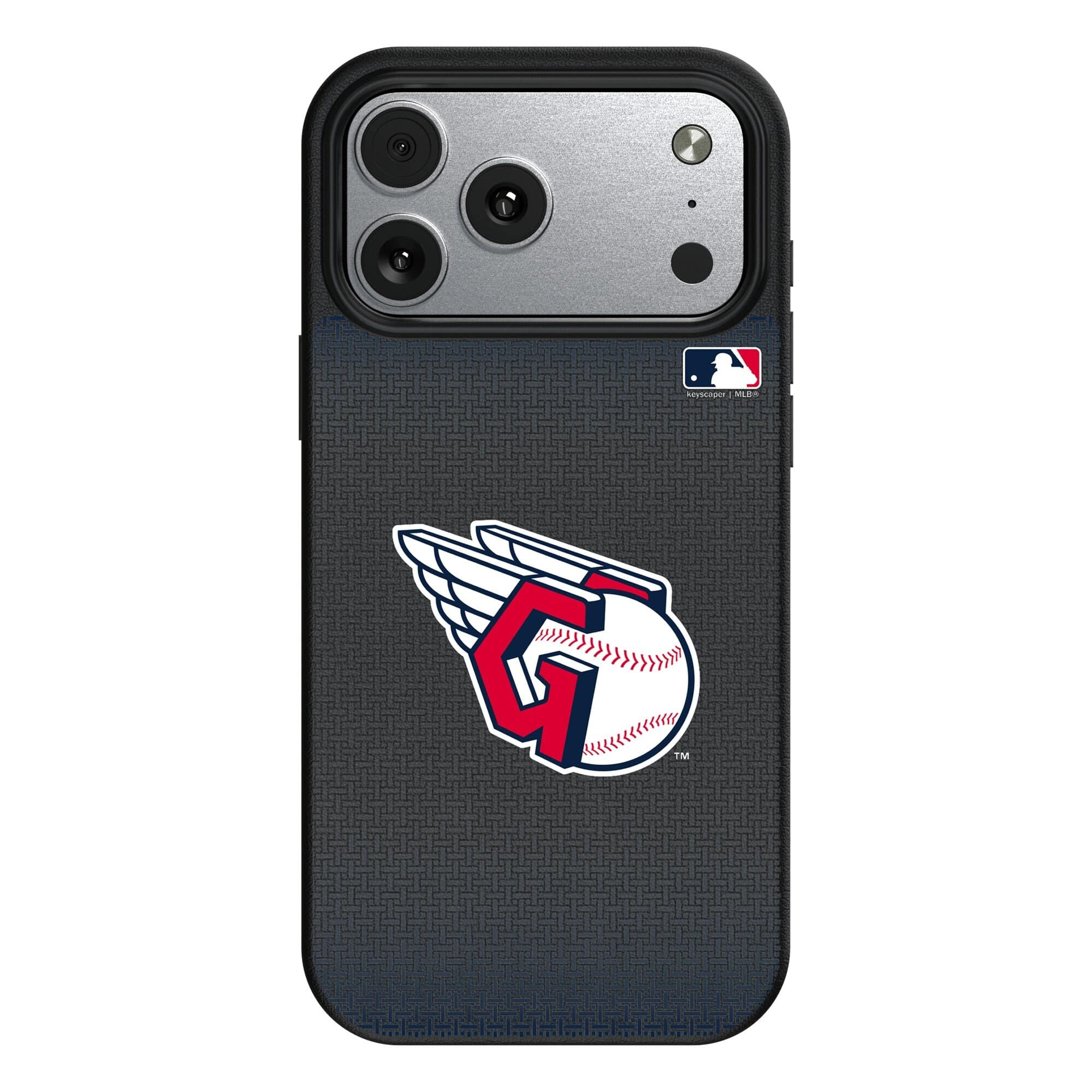 Keyscaper - MLB - Cleveland Guardians Linen Logo iPhone Magnetic Bump Case - 17 - Black price history on PriceWatchPro