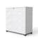 Front. Yardgrace - Outdoor Storage Locker 34.3 in. x 15.1 in. x 33.5 in Resin Large Waterproof 80 Gal. Deck Box - White No Shelves.