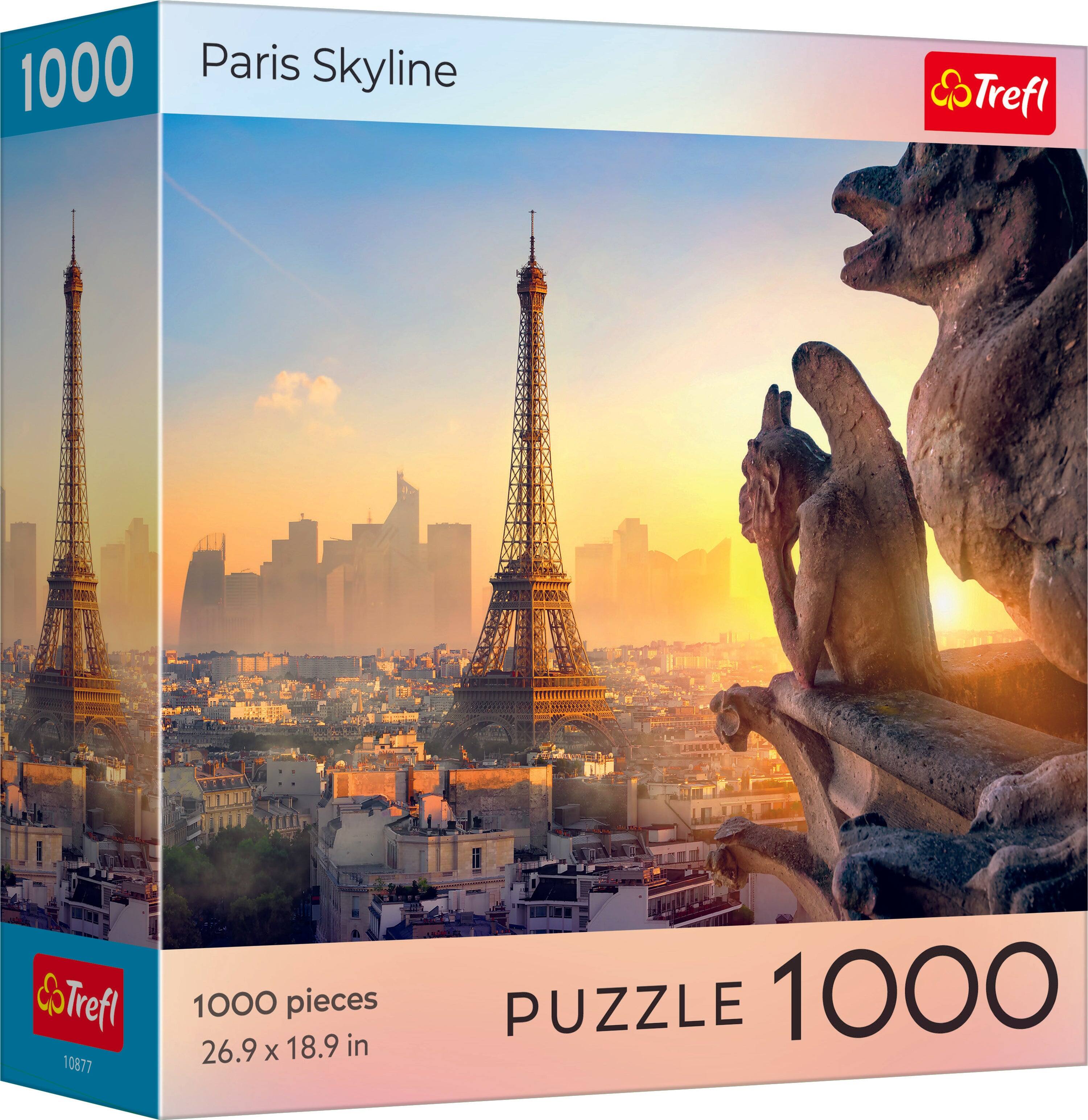 Trefl - Red 1000 Piece Puzzle - Sunset Paris Skyline