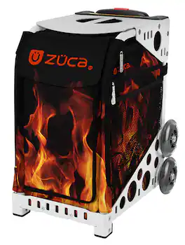 Zuca - Blaze Sport Bag and Frame with Flashing Wheels - White