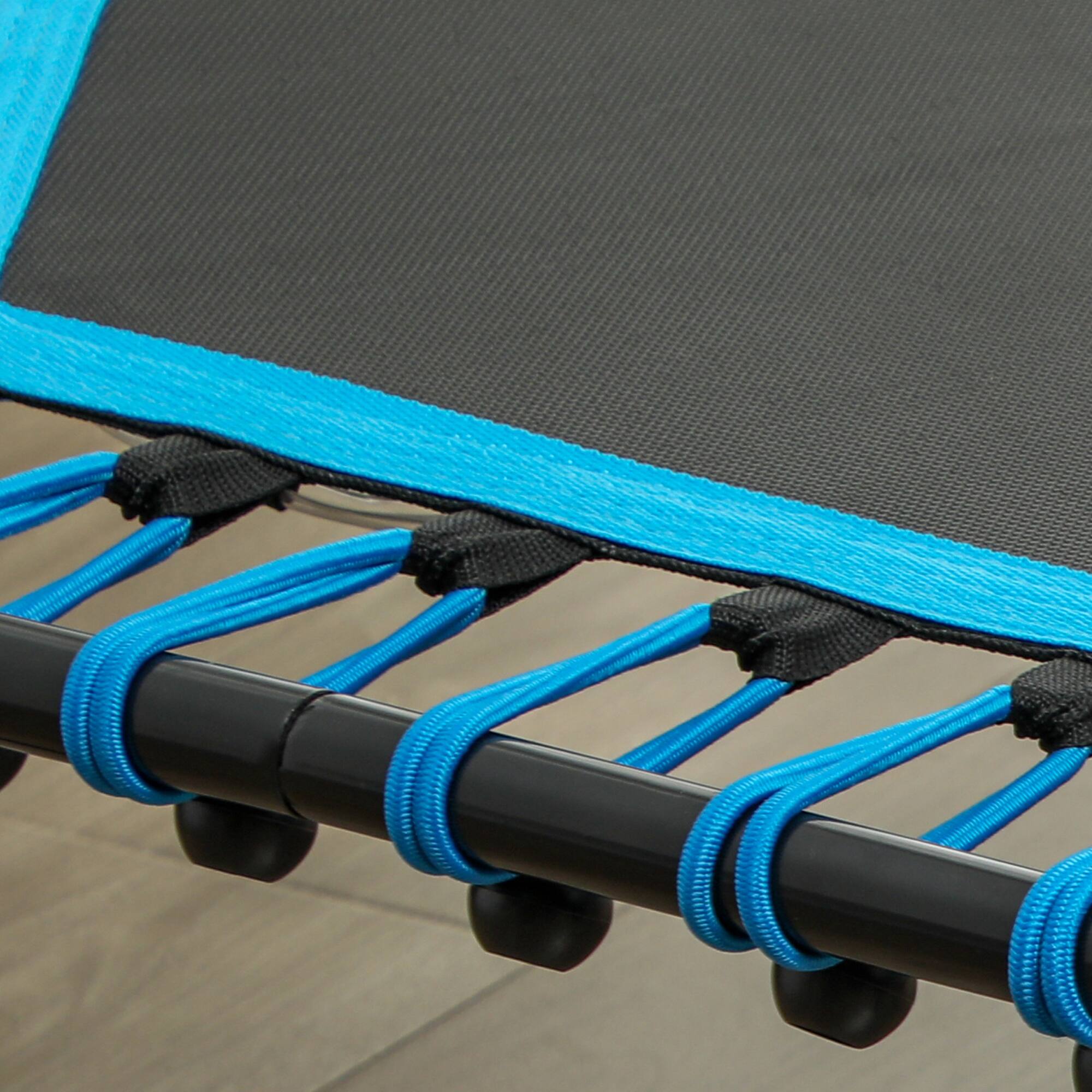 Alt View 8. Soozier - 45" Rebounder Trampoline for Adults, Mini Trampoline Indoor with Colorful LED Lights and Adjustable Handle - Blue.