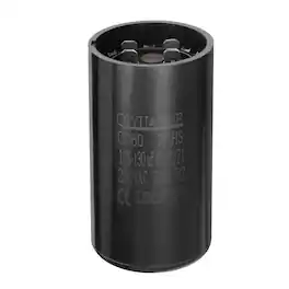 Unique Bargains - CD60 Motor Run Capacitor, 108-130uF MFD AC250V, 50-60Hz, for Electric Motor, 46x86mm - Black