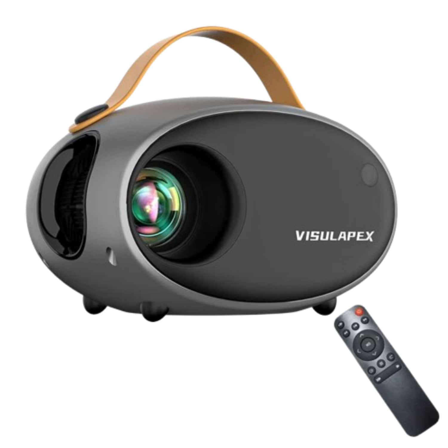 Stock Preferred - Upgraded 1080P Projector 25000LMS Native Full HD Mini Projector with 4K Support - Gray