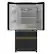 Alt View 3. Forno Appliances - Luigi 18 Cu. Ft. Counter-Depth French Door Refrigerator with Antique Brass Handles - Black.