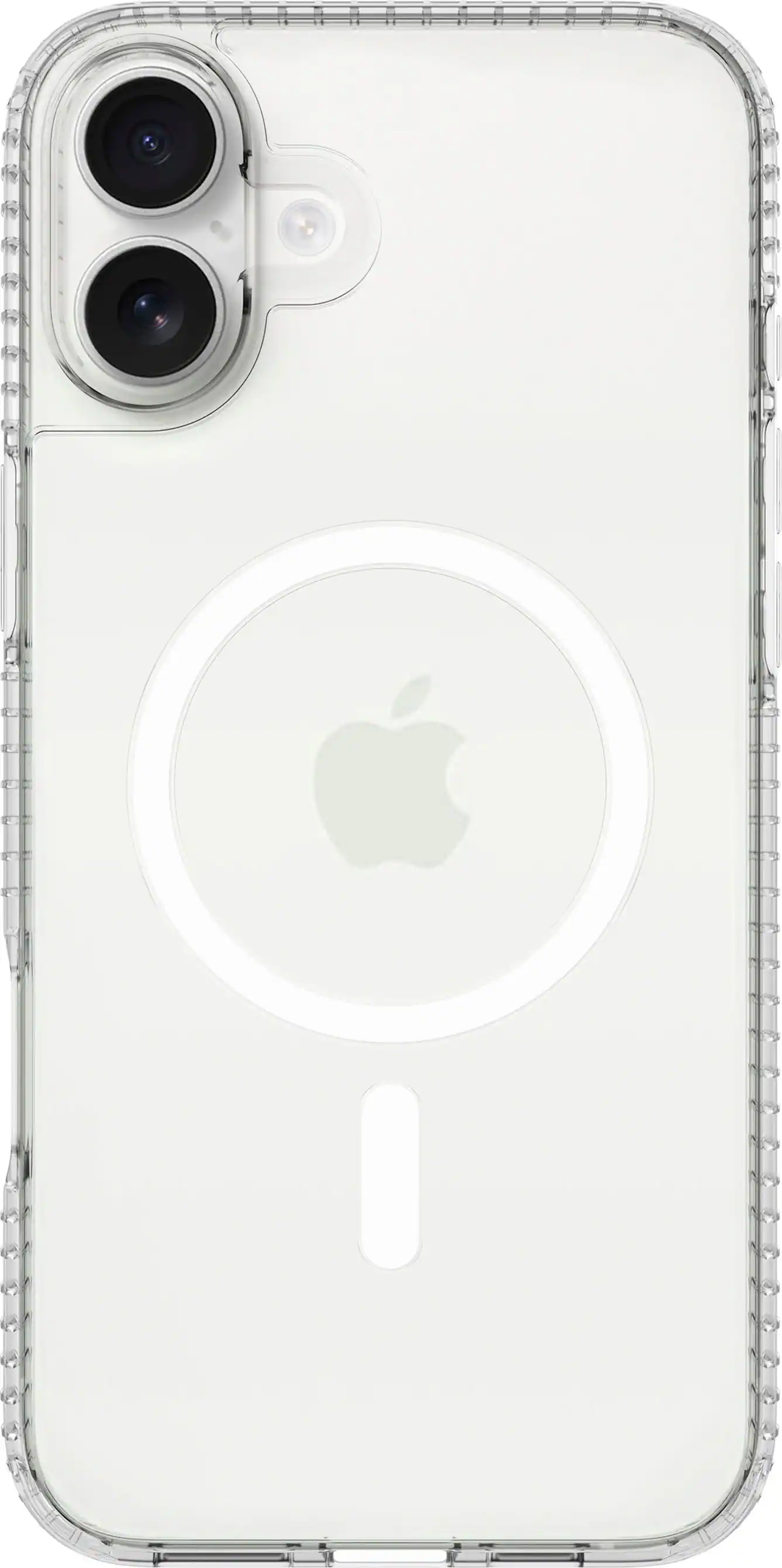Insignia™ - Hard-Shell Case with MagSafe for iPhone 16 - Clear