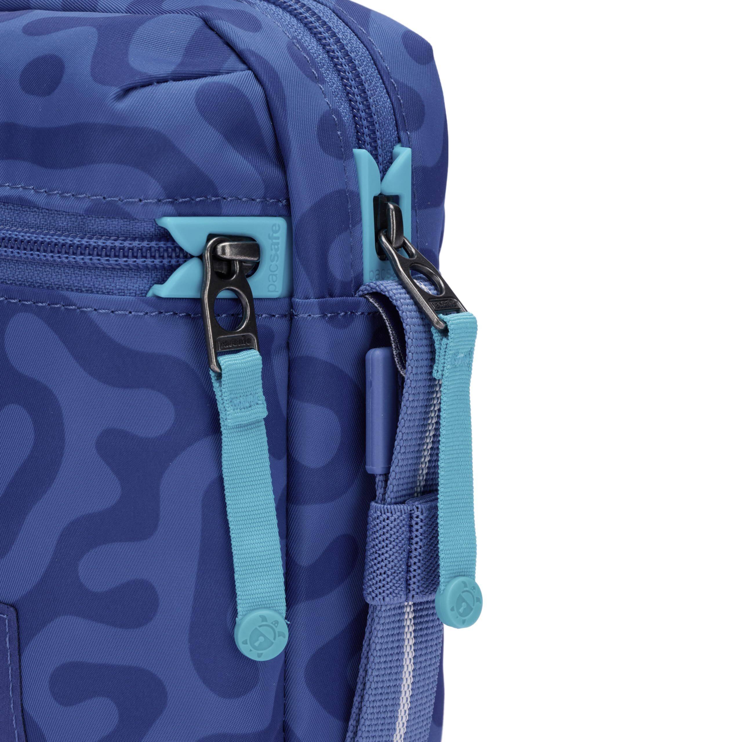 Alt View 2. Pacsafe - GO Micro Crossbody - Cerulean Blue.