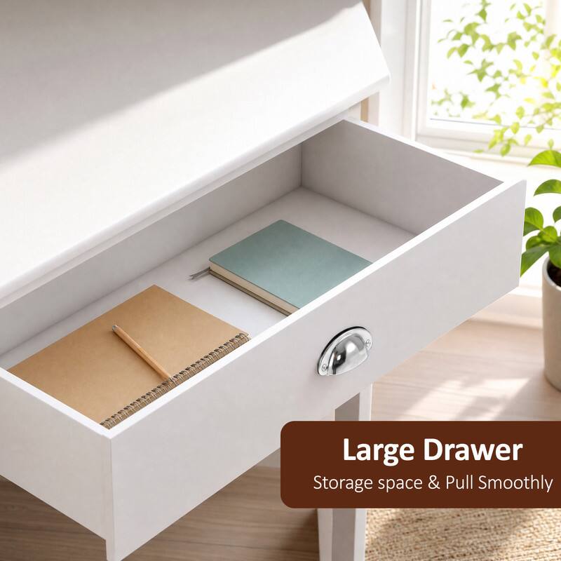 Large Drawer  
Storage space & Pull Smoothly