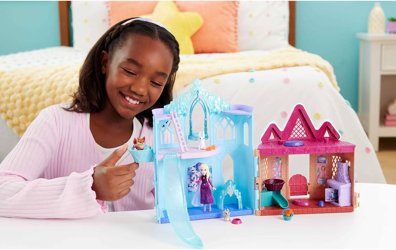 Alt View 2. Mattel - Disney Storytime Stackers: Frozen Winter Animal Fun Playset   - COLLECTIBLES - Multicolor.