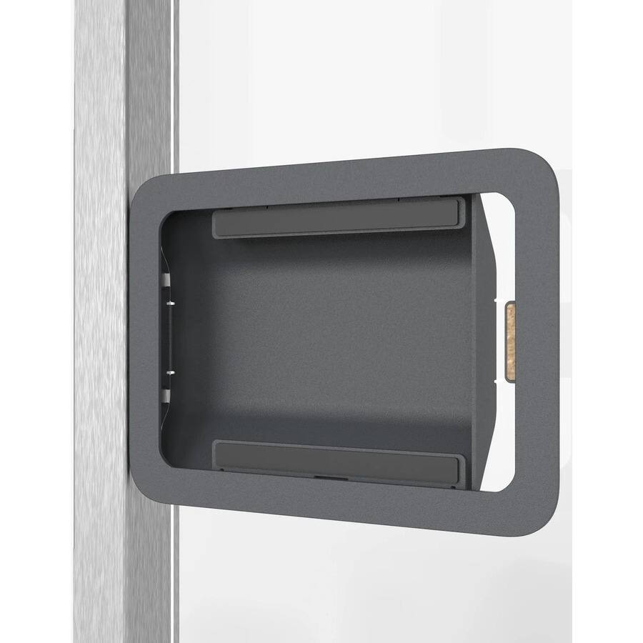 Alt View 2. Heckler Design - Heckler Design H659 Mounting Enclosure for iPad mini (6th Generation), Power Adapter, Network Adapter - Black Gray - Black.