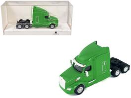 HO Logistics Replicas - Peterbilt 579 Sleeper Cab Lime Green 1/87 (HO) Scale Plastic Model Car by HO Logistics