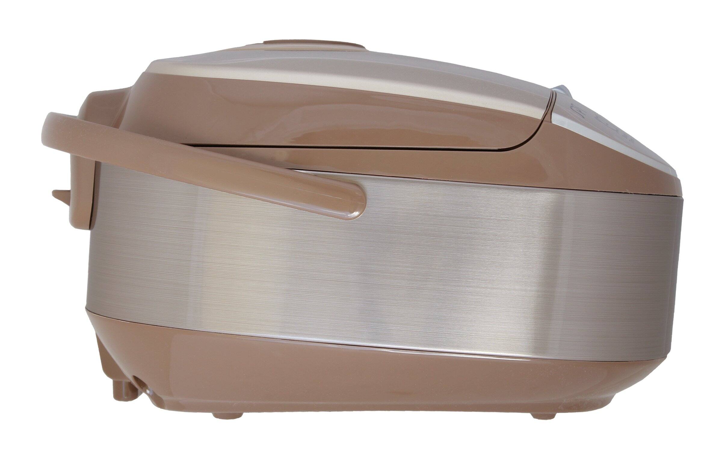 Left. SPT - 6-Cup Multi-functional Rice Cooker - Bronze.