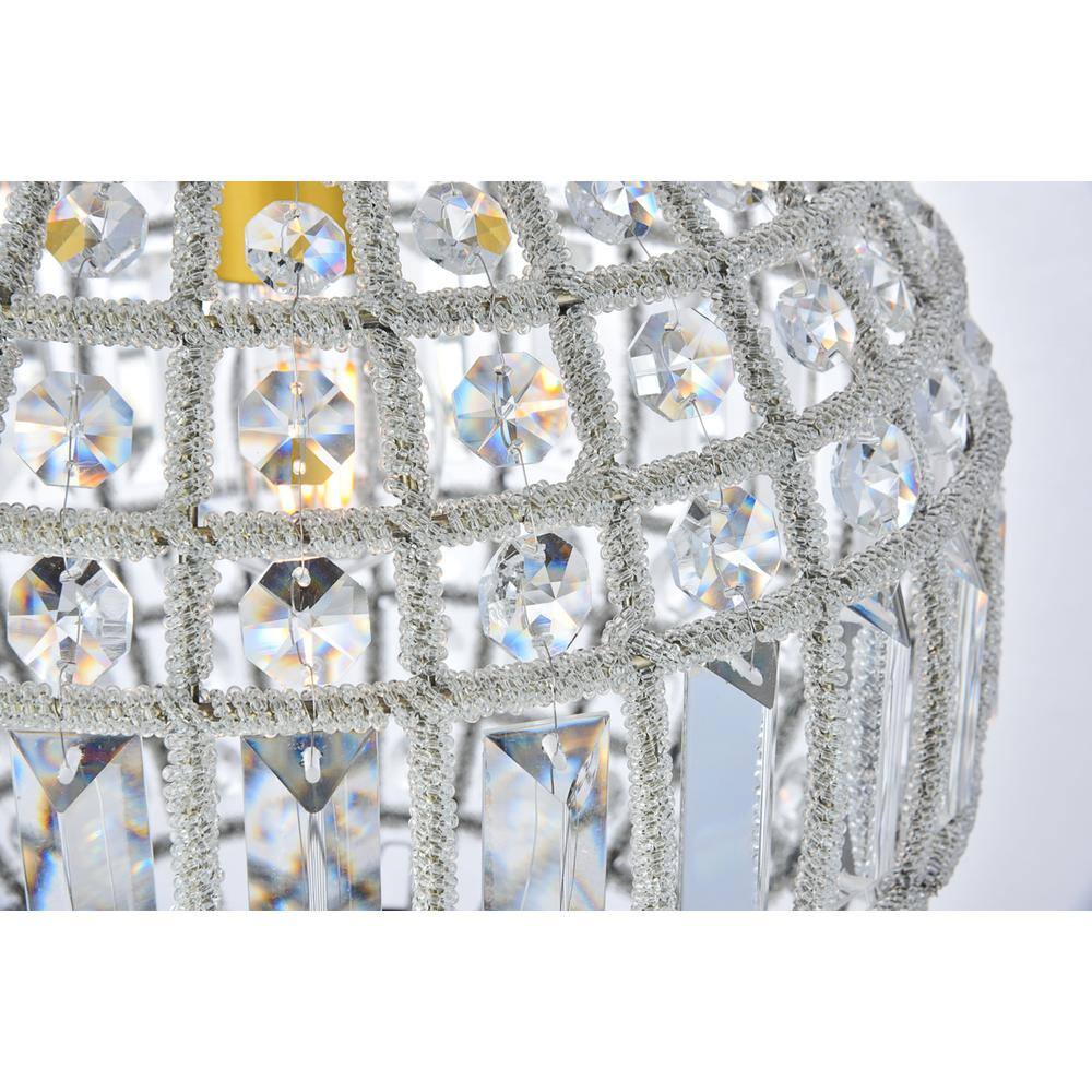 Back. Urban Classic - Olivia 1 light French Gold Pendant Clear Royal Cut Crystal - French Gold.