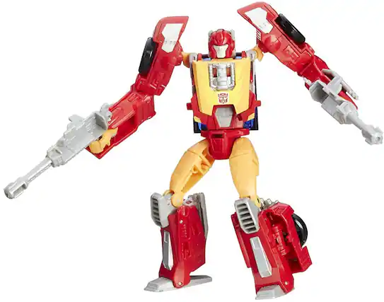 Front. Transformers - Hot Rod with Firedrive Deluxe Class | Transformers Generations Titans Return.
