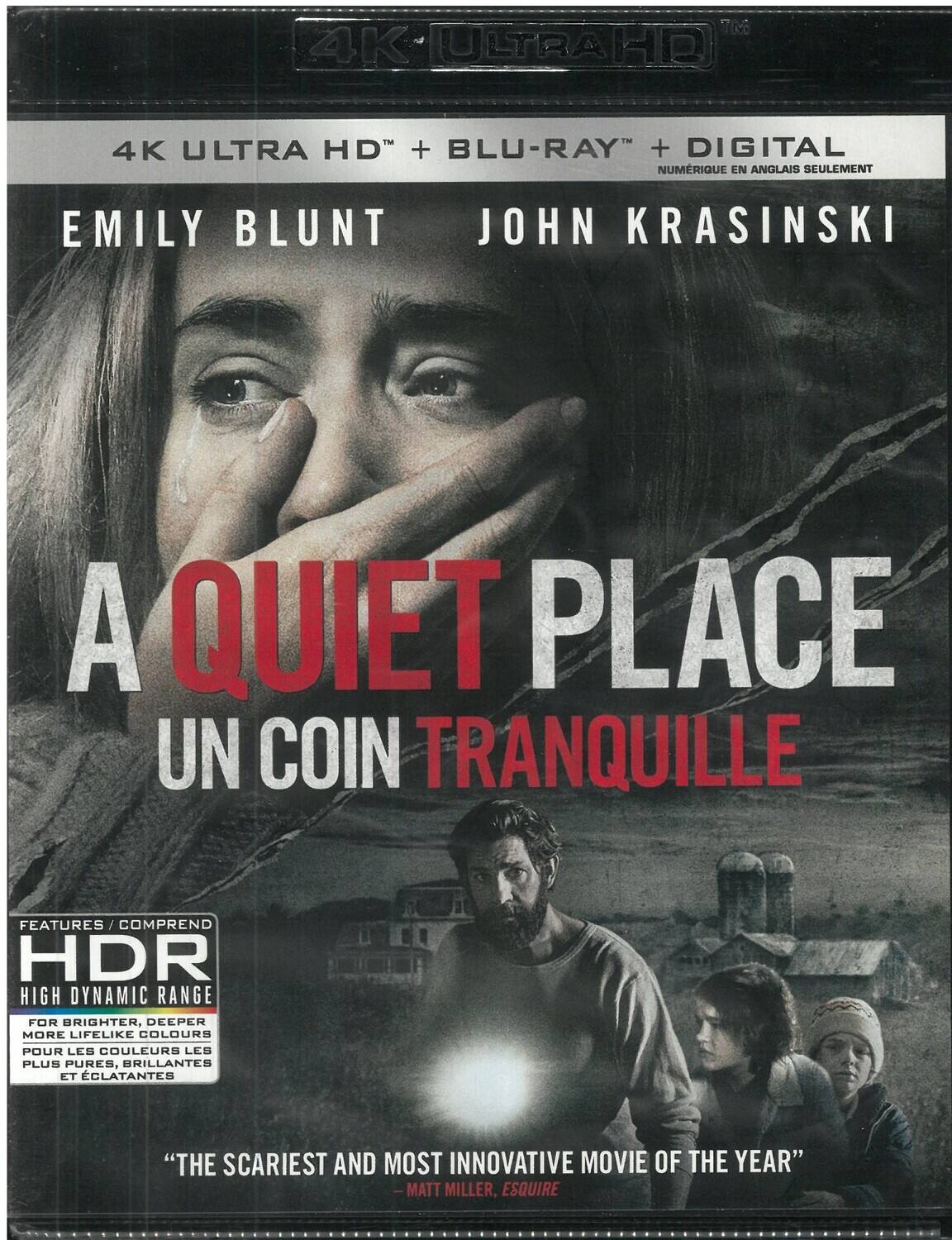 Alt View 1. Quiet Place   - 4K Blu-Ray.