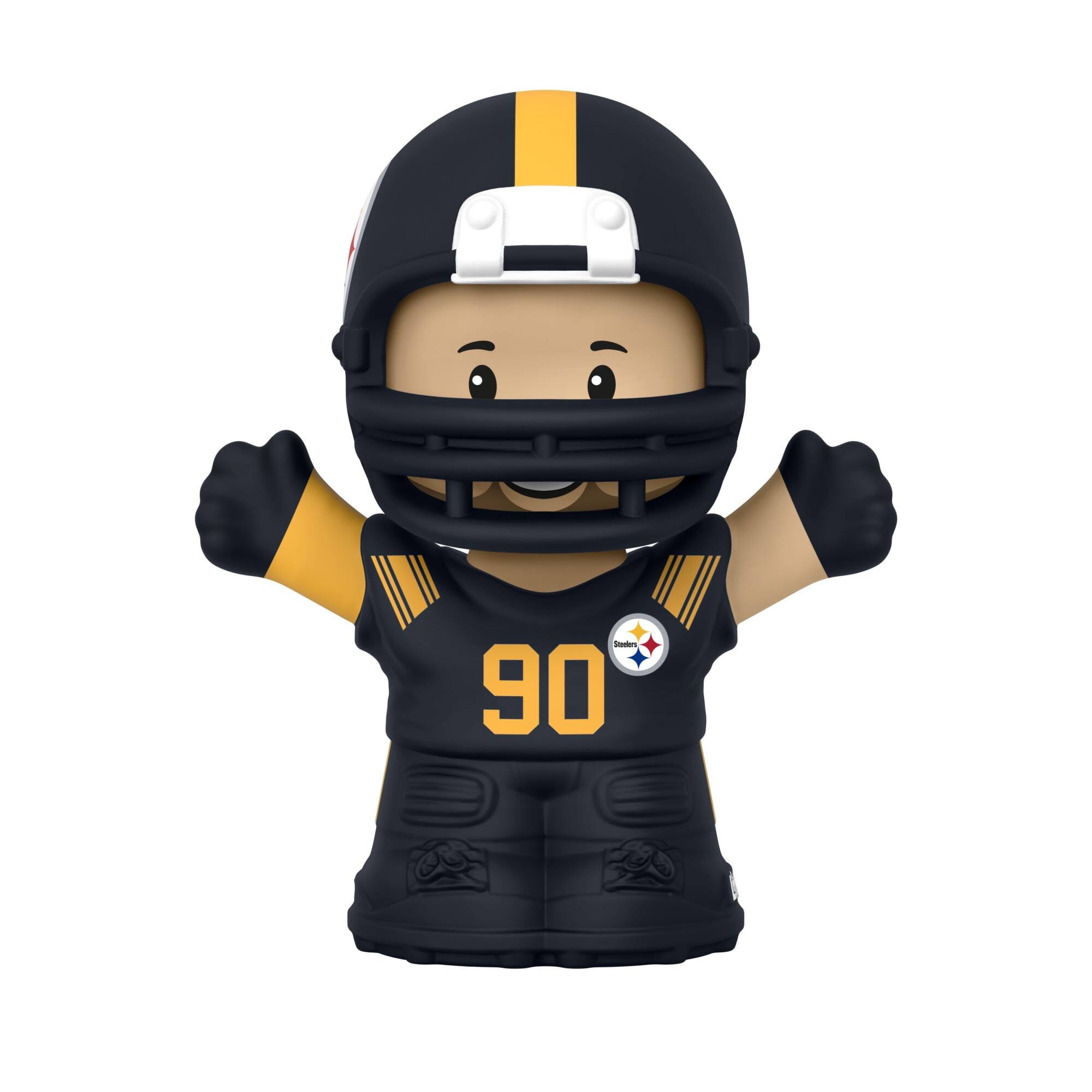 Alt View 1. Fisher Price - Fisher-Price Little People Pittsburgh Steelers Fanatics Collector - NFL Series 2 - Black.