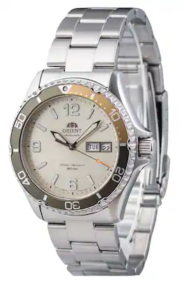 Orient - Mako III Kamasu Stainless Steel Dial Automatic Diver's RA-AA0821S19B Men's Watch 200M - Silver