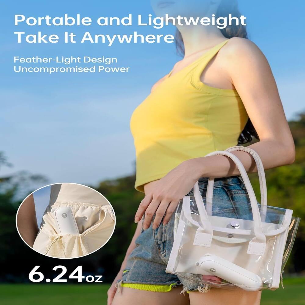 Portable and Lightweight  
Take It Anywhere  
Feather-Light Design  
Uncompromised Power  
6.24oz