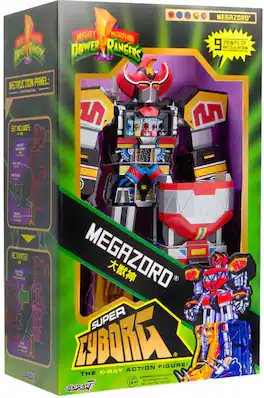 Super7 - Mighty Morphin Power Rangers Super Cyborg - Megazord (Original) - COLLECTIBLES - Multicolor