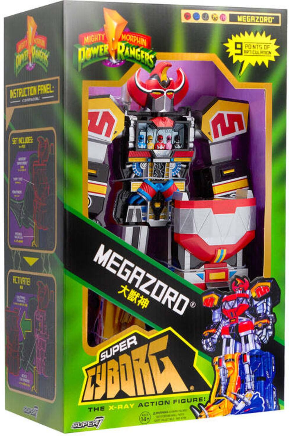 Super7 - Mighty Morphin Power Rangers Super Cyborg - Megazord (Original) - COLLECTIBLES