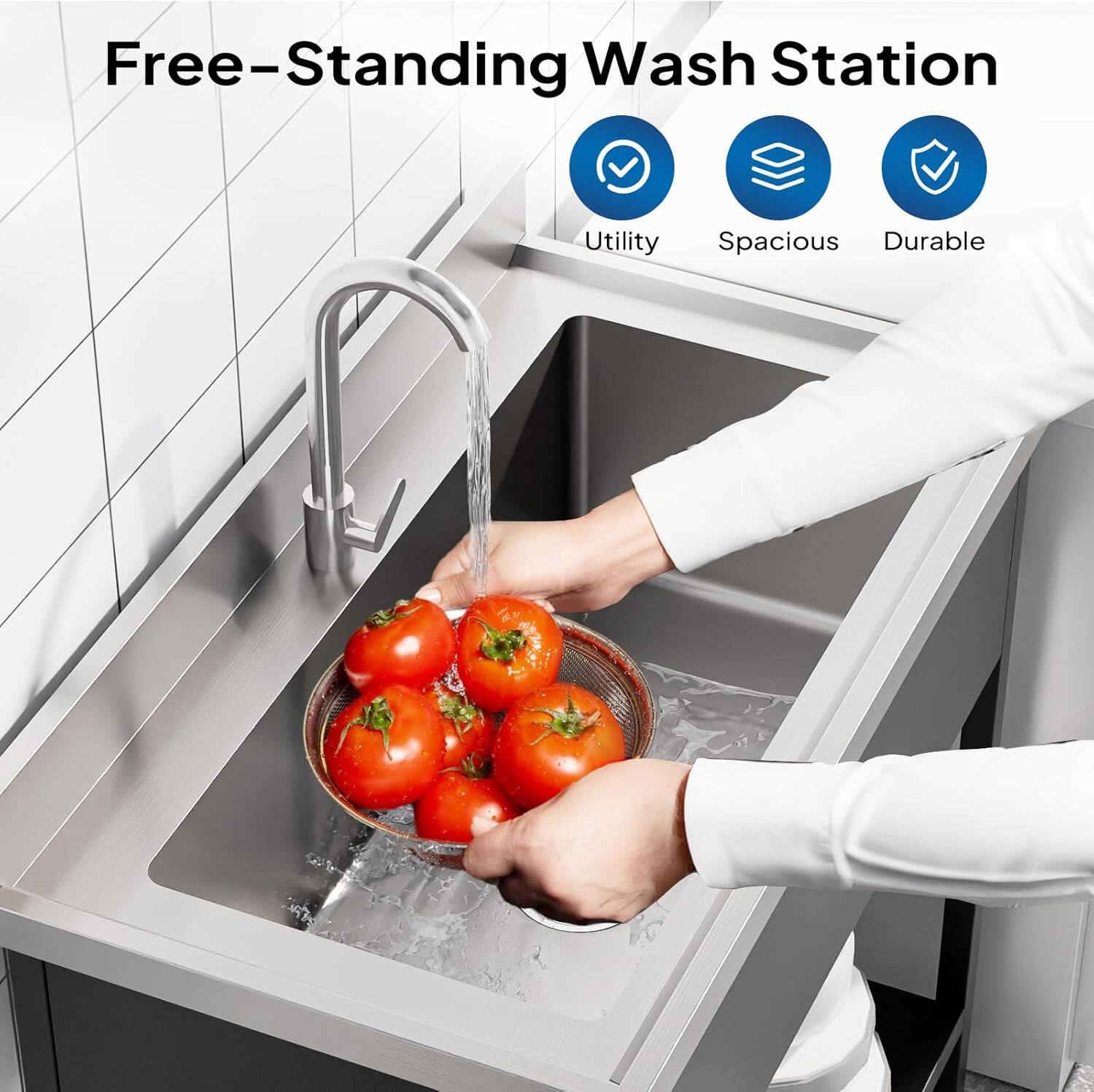 Free-Standing Wash Station

Utility
Spacious
Durable