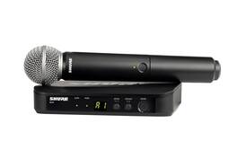 Shure - BLX24/SM58 Wireless Microphone System with BLX4 Receiver and BLX2 Handheld Transmitter