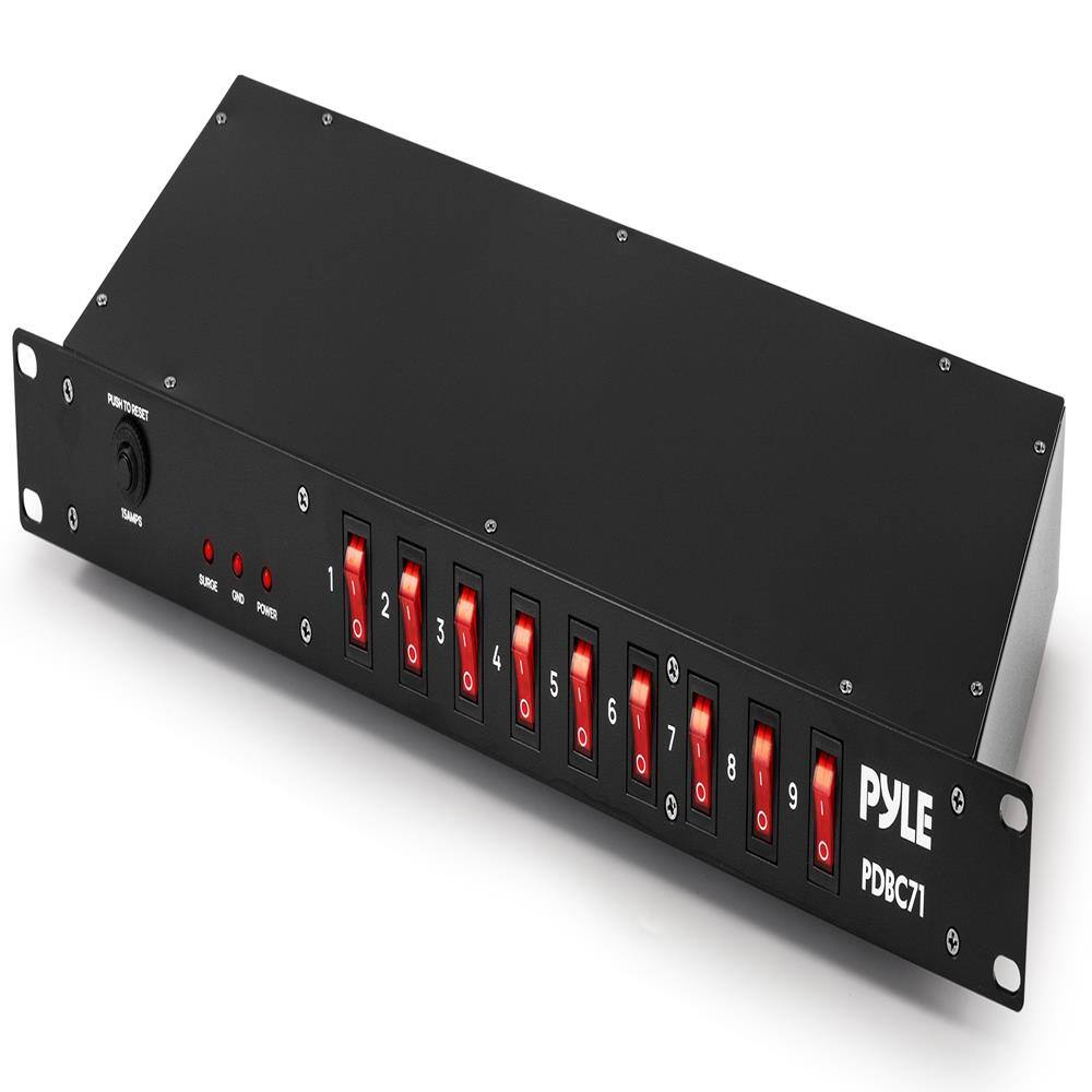 PUSH TO RESET  
SAMPS  
SOURCE OND POWER  
1  
0  
2  
3  
| 0  
4  
0  
5  
| 0  
6  
I 0  
0 7 0  
| 0  
8  
| 0  
9 | PYLE K 0 PDRC71