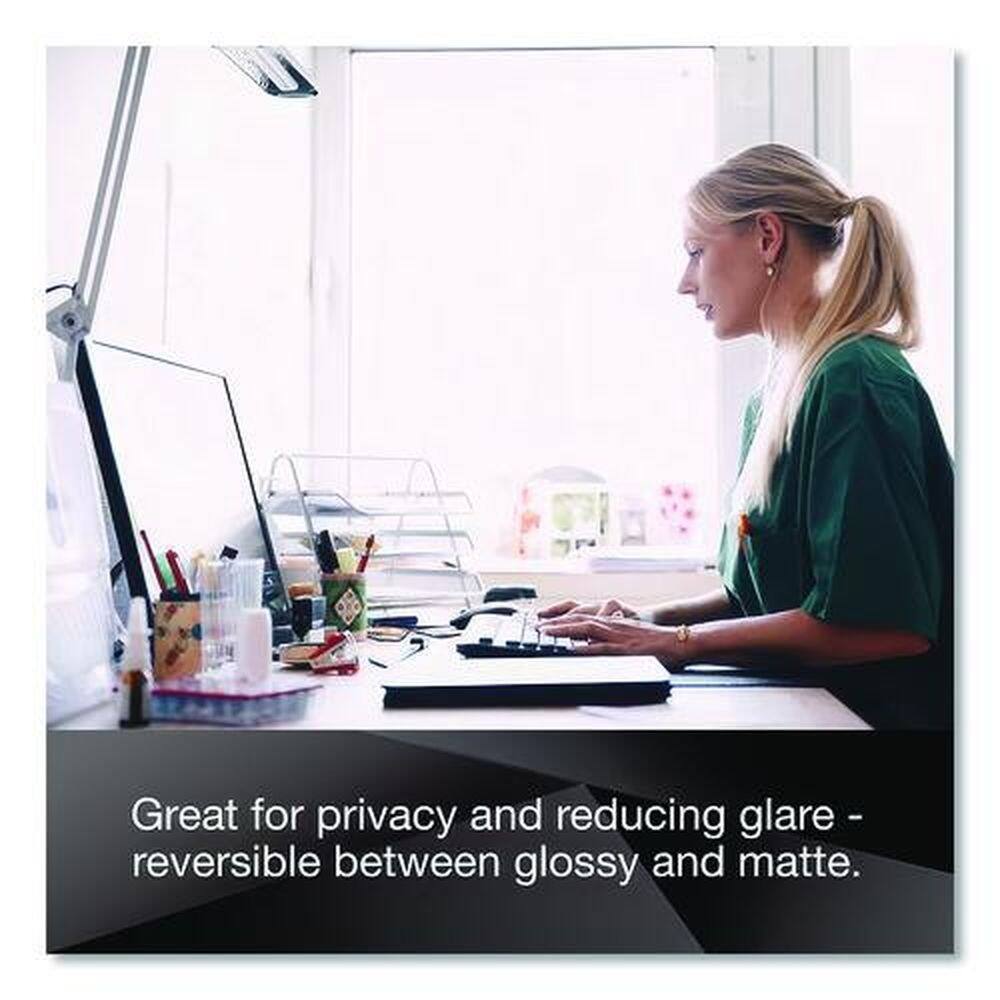 Great for privacy and reducing glare - reversible between glossy and matte.