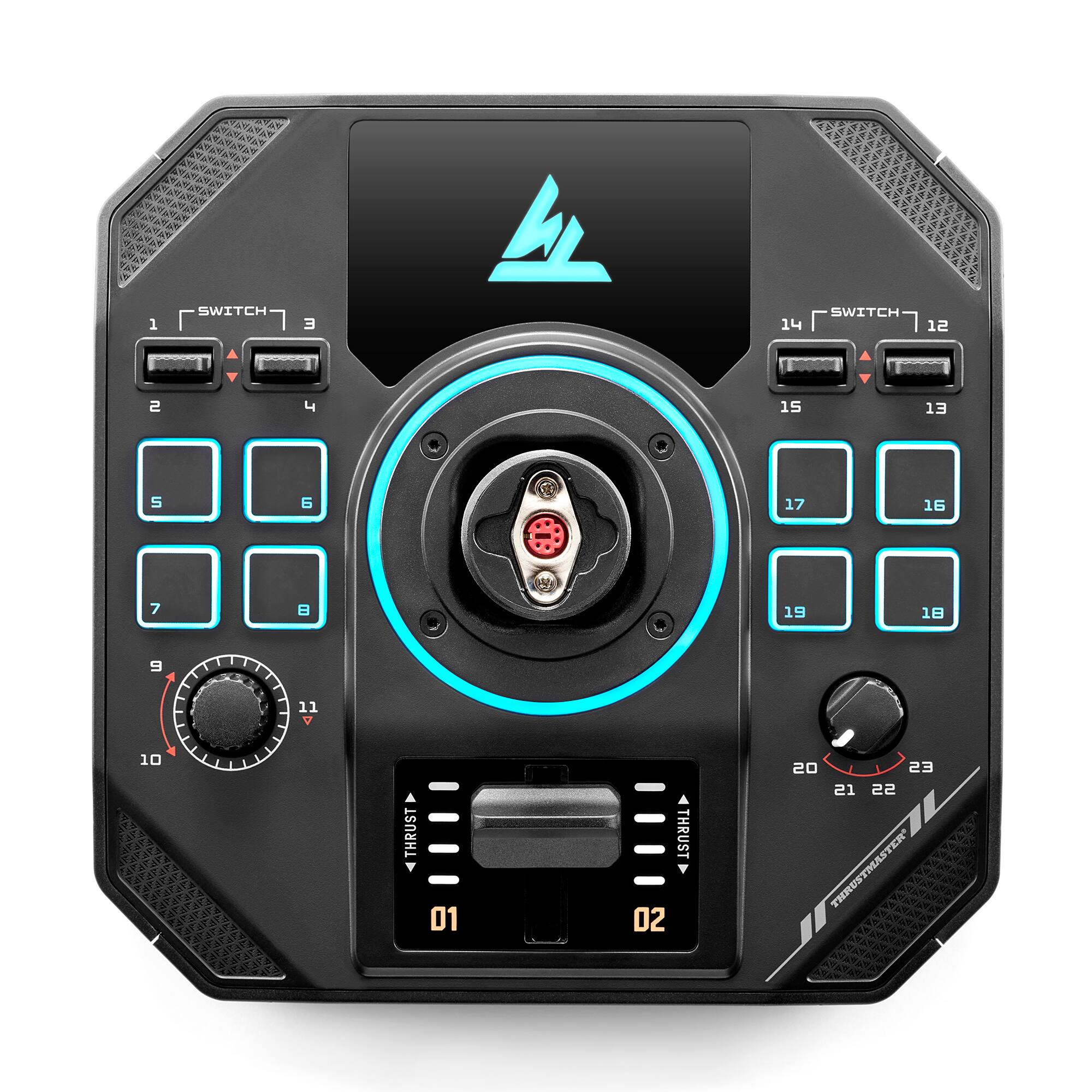 1 SWITCH 3 14 SWITCH 12 2 4 15 13 S 6 17 16 7  19 1 9 11 10 THRUST T - 01 A THRUST Y 02 20 23 21 22 THRUSTMASTER