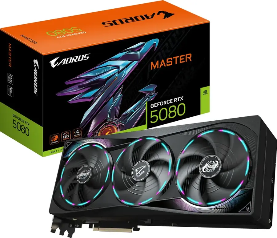 AORUS 5080 ELX GEFORCE RTX MASTER BOX.