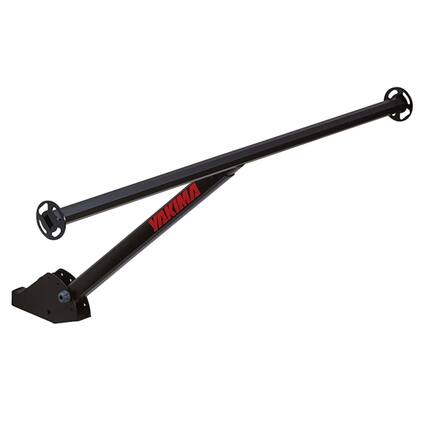 Front. Yakima - Yakima LongArm Aluminum Hitch Mounted Adjustable Truck Bed Extender Rack, Black - Black.