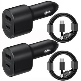 Kitcheniva - Premium Charger Bundle Samsung USB-C Fast Charge 4 Pack - Black