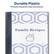 Durable Plastic
Protects frequently used documents.
Family Recipes