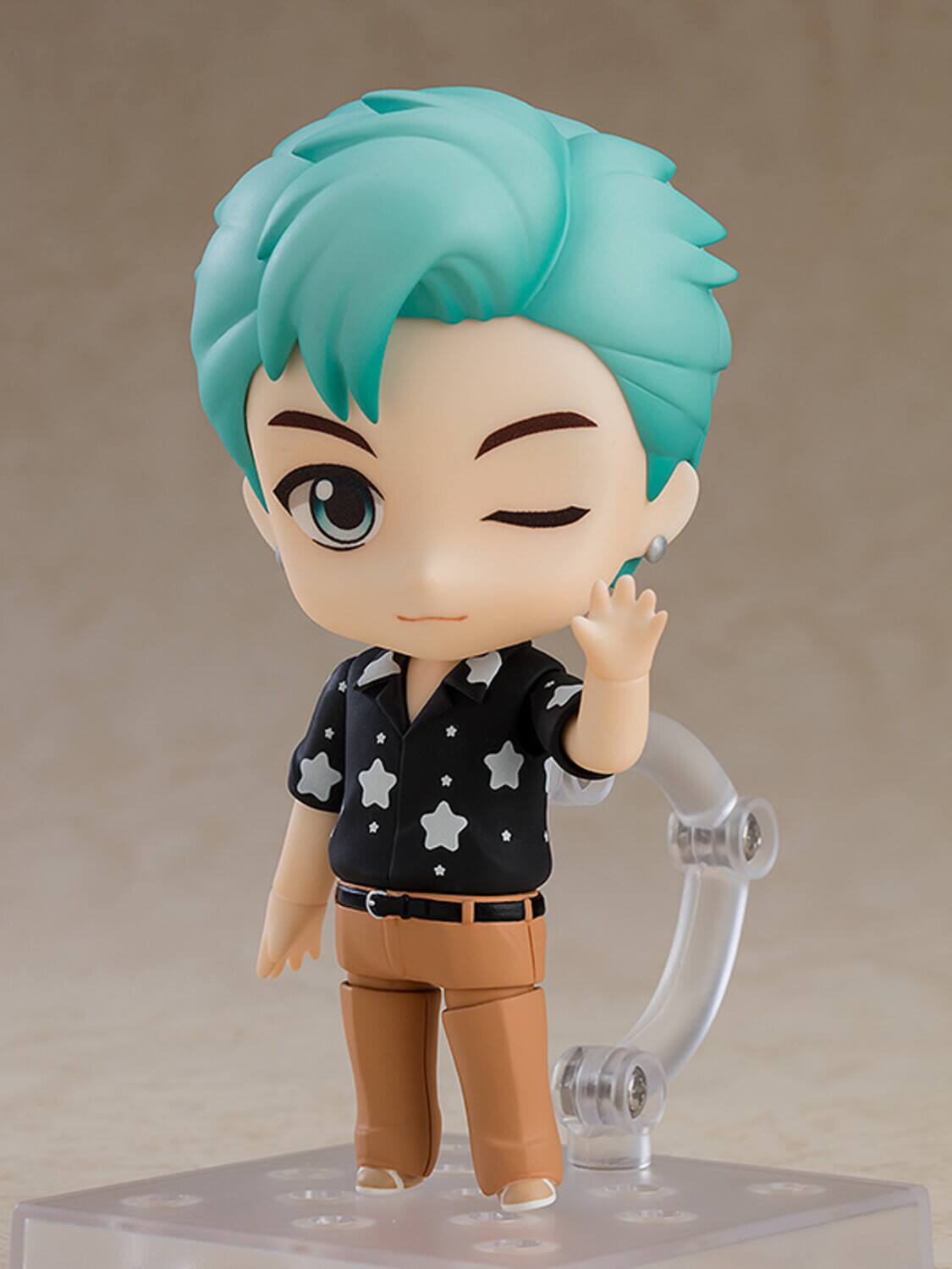 Alt View 1. Good Smile Company - BTS - Good Smile Company - Tinytan - RM Nendoroid Action Figure   - Collectibles - Multicolor.