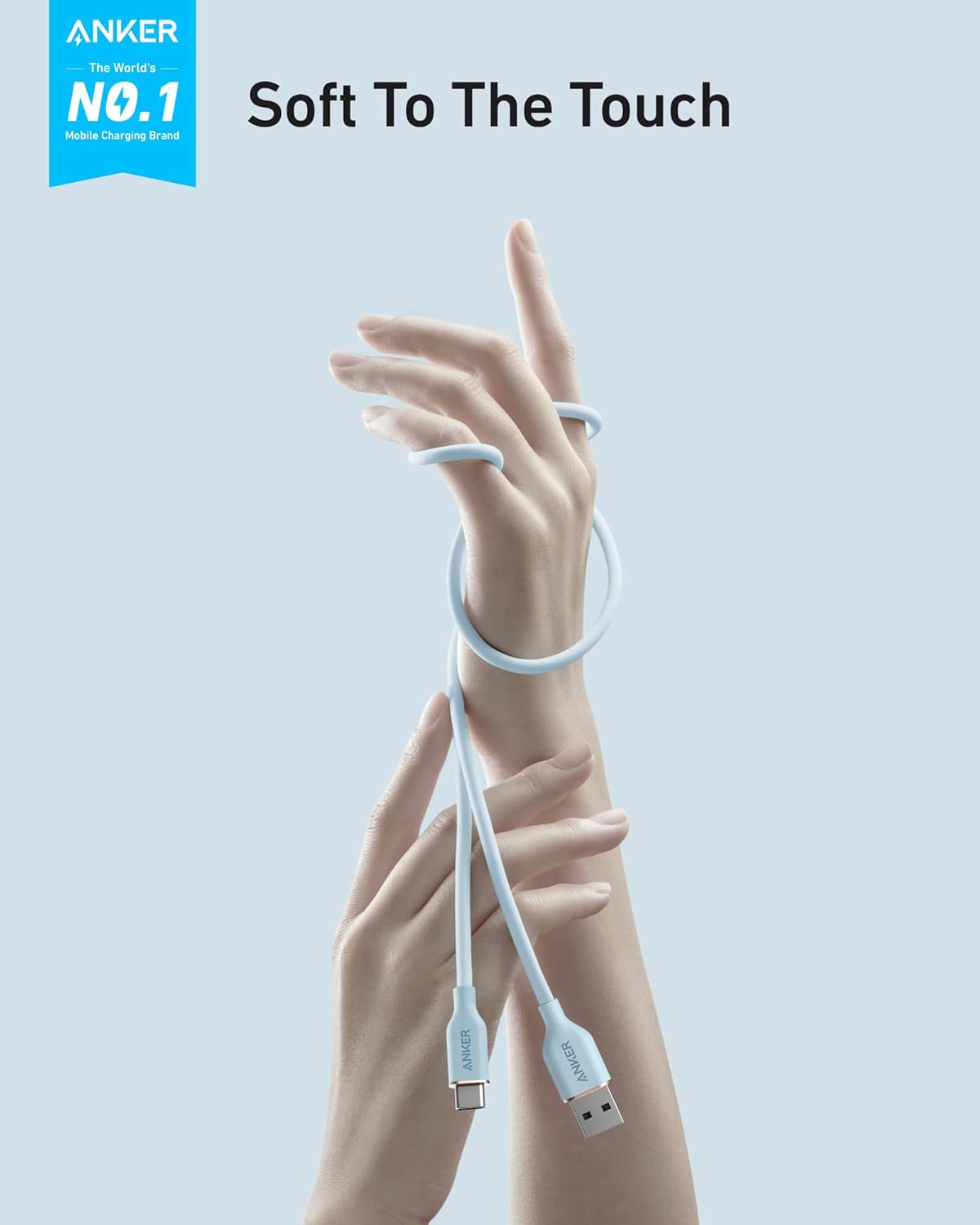 ANKER  
The World's NO.1 Mobile Charging Brand  
Soft To The Touch