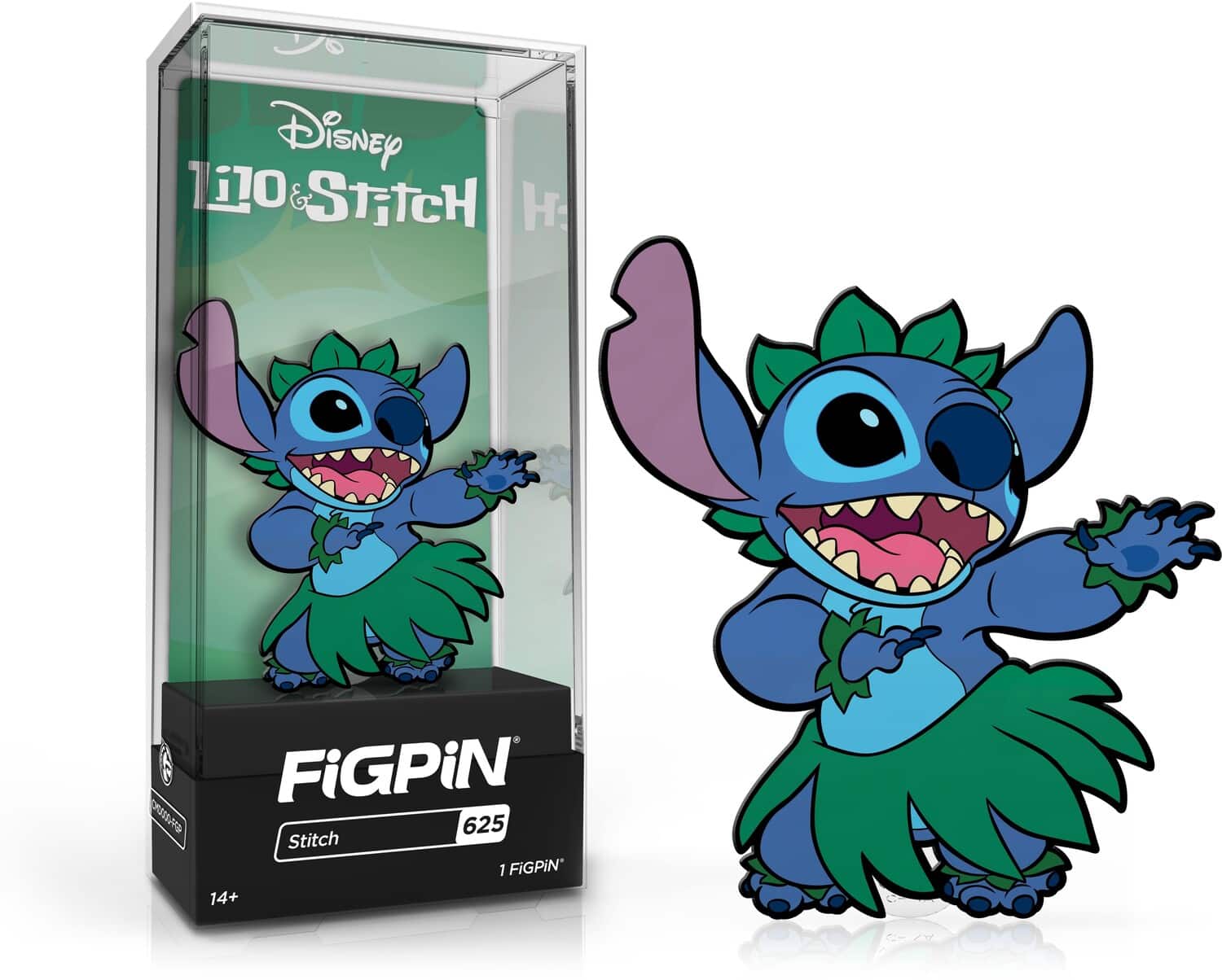 PopMarket - FiGPiN - Disney Lilo & Stitch - Stitch Enamel Pin #625 - COLLECTABLES - Multicolor