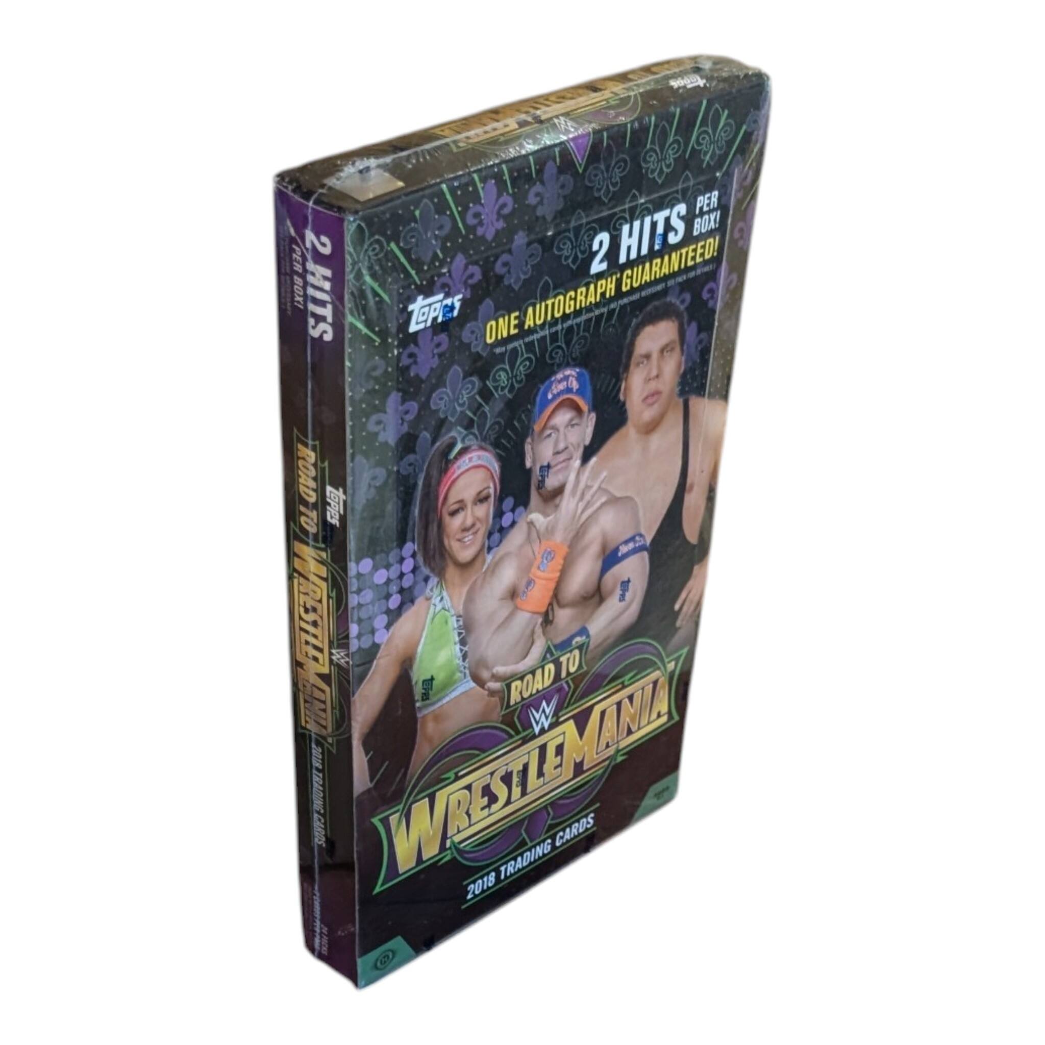 2 HITS PER BOX! 2 GUARANTEED!  
Tepes ONE AUTOGRAPH  
ROAD TO EPPS  
WRESTLEMANIA  
2018 TRADING CARDS
