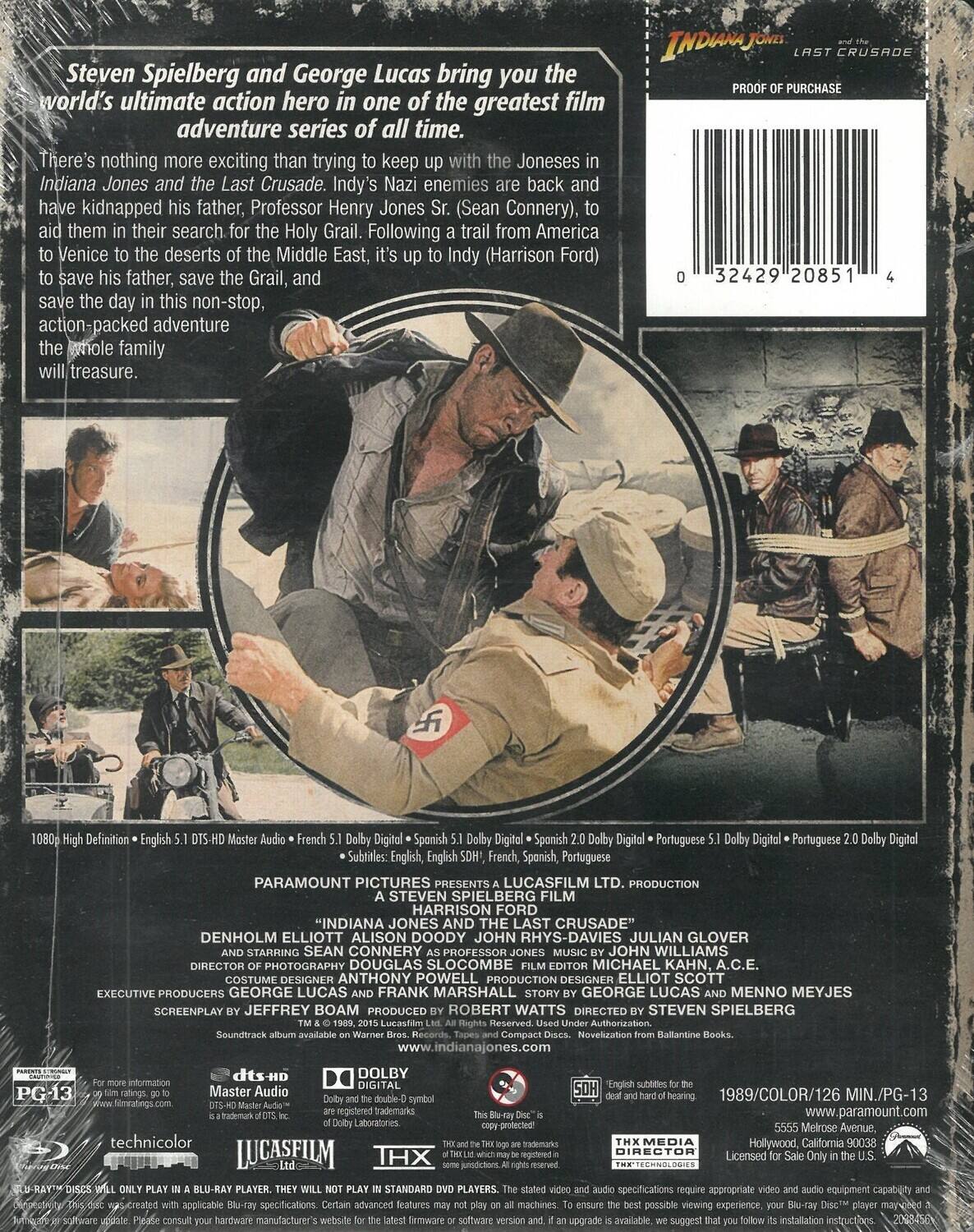 Alt View 1. Indiana Jones and the Last Crusade   - BLU-RAY.