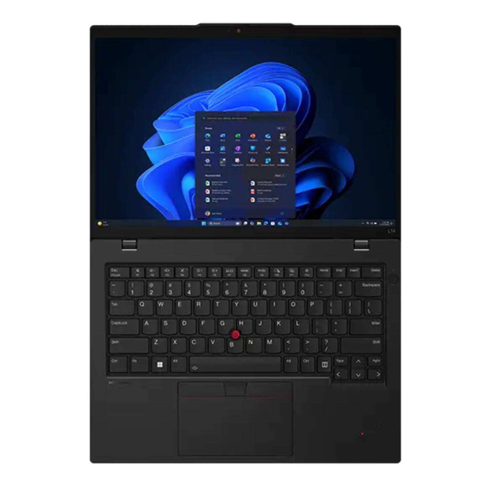 Alt View 4. Lenovo - ThinkPad L14 Gen 2 14" FHD Intel i7-1165G7 2.8 GHz 16 GB DDR4 512 GB SSD Intel Iris Xe Graphics Windows 11 Pro Laptop - Black.