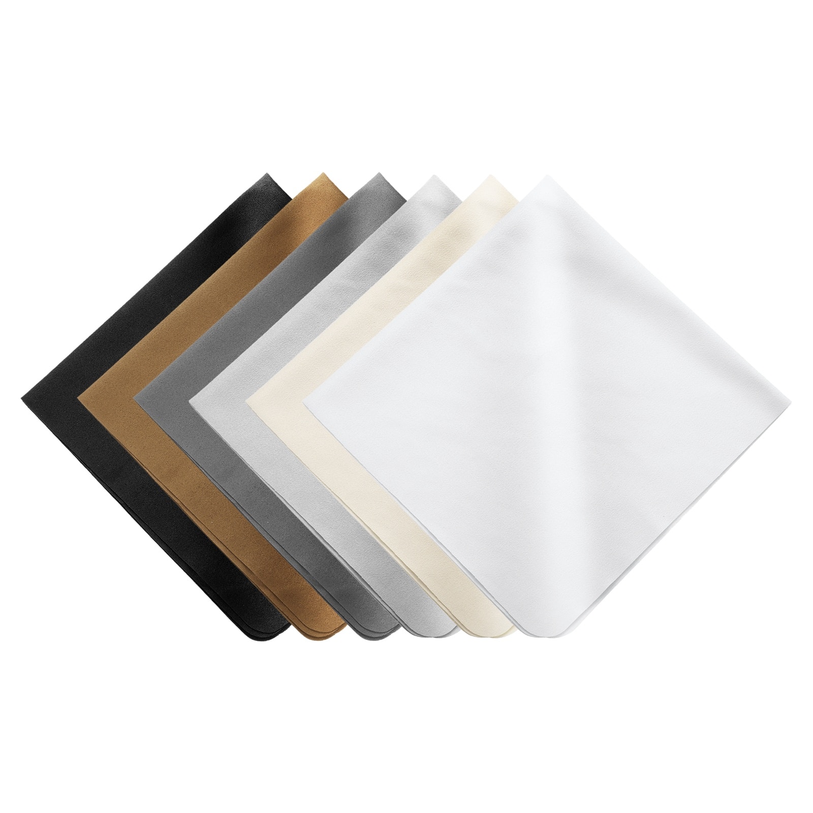 Unique Bargains - 1Set Soft Eyeglass Cloths, 15.8"x15.8" Microfiber Cleaning Cloth for Lens, Glasses, Jewelry, LCD Screens, Cameras - Multicolor