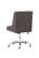 Alt View 12. Linon Home Décor - Contemporary Powder-Coated Steel Cafe/Kitchen/Home Office Chair - Charcoal.