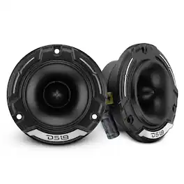 DS18 Audio - PRO-TWZ 4" Super Bullet Tweeter (Pair), 100W RMS 4-Ohm - Silver