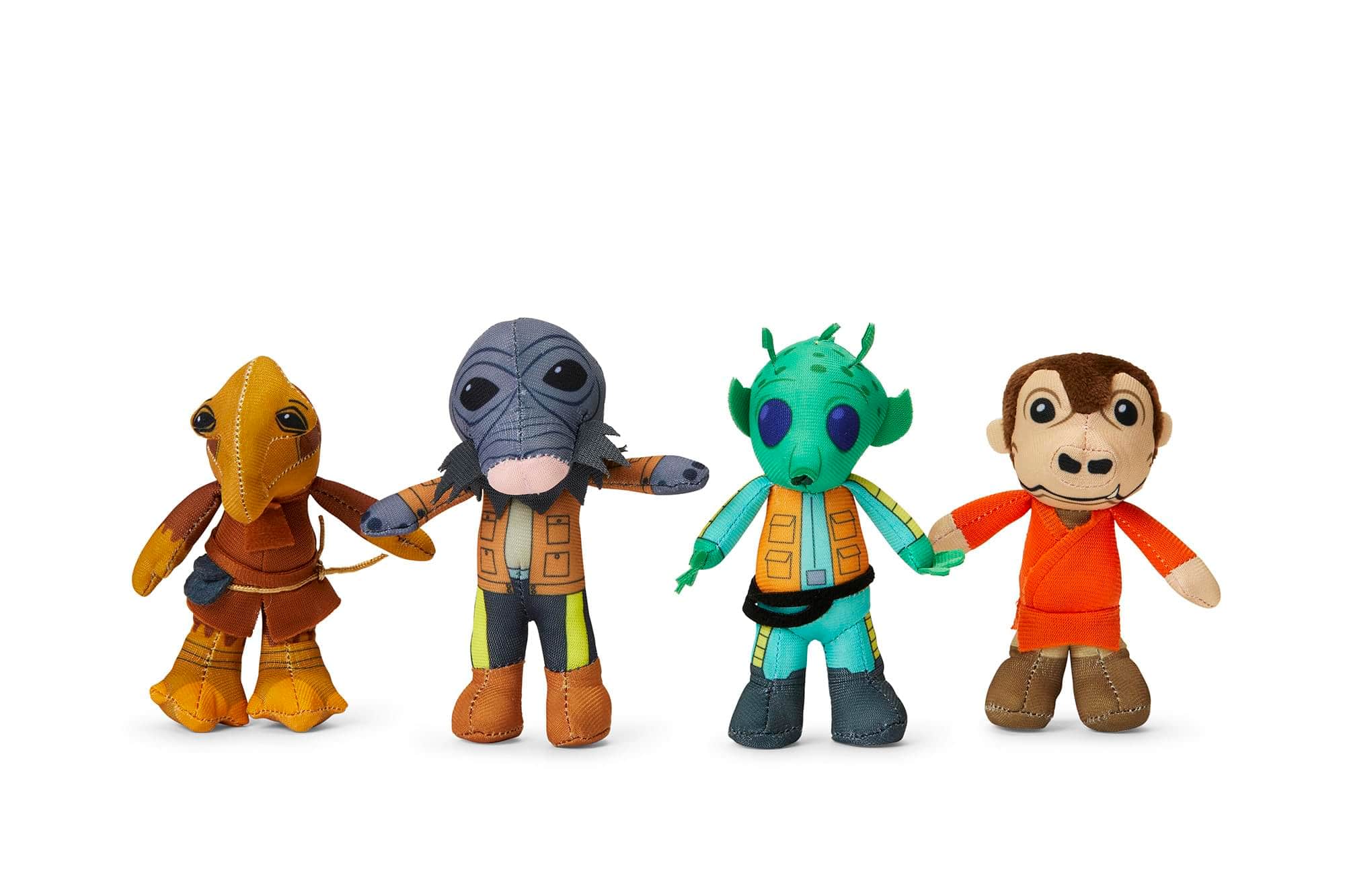 Star Wars - Exclusive Mini Plushies - Mos Eisley’s Cantina Villains - 4 Pack - Multi-Color