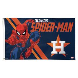 WinCraft - Houston Astros 3' x 5' Single-Sided Deluxe Spiderman Flag - Multicolor
