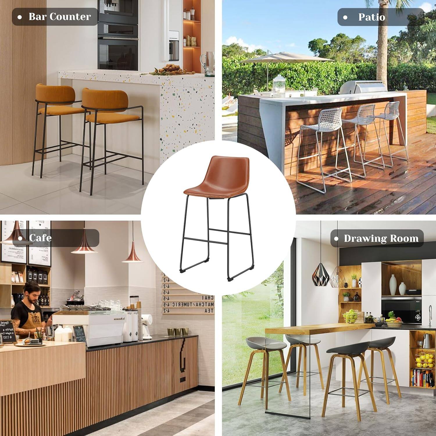 Bar Counter  
Patio  
Cafe  
Drawing Room