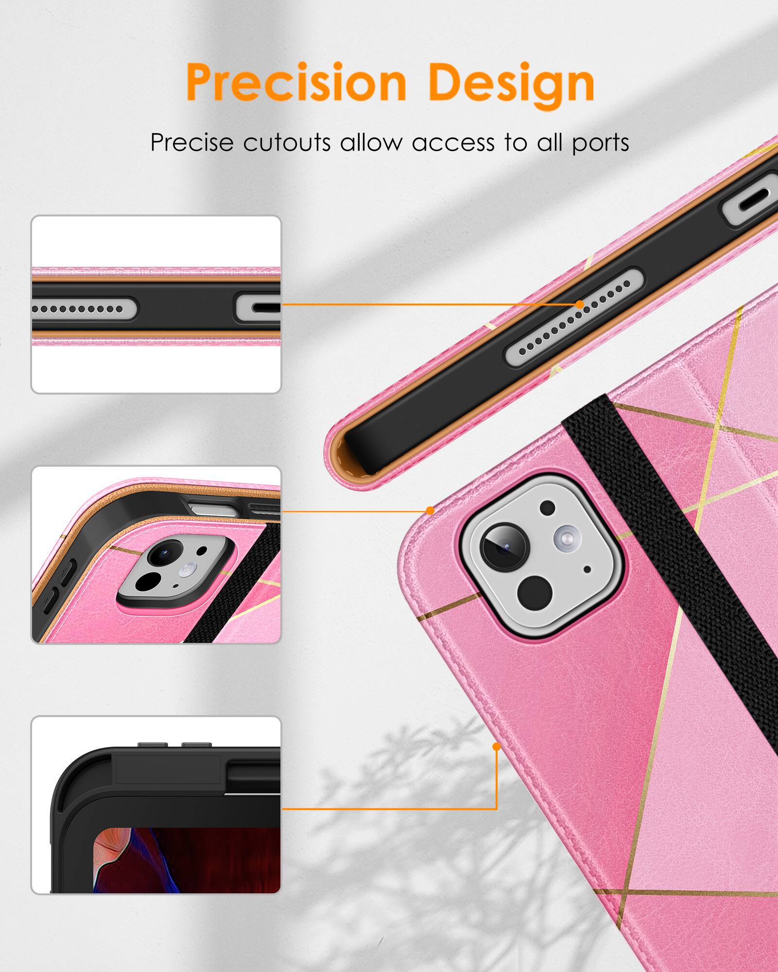 Precision Design  
Precise cutouts allow access to all ports