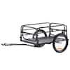 Front. VEVOR - Bike Cargo Trailer, 160 lbs Load Capacity, Heavy-Duty Bicycle Wagon Cart, Foldable Compact Storage & Quick Release - Black.
