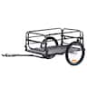 VEVOR - Bike Cargo Trailer, 160 lbs Load Capacity, Heavy-Duty Bicycle Wagon Cart, Foldable Compact Storage & Quick Release - Black