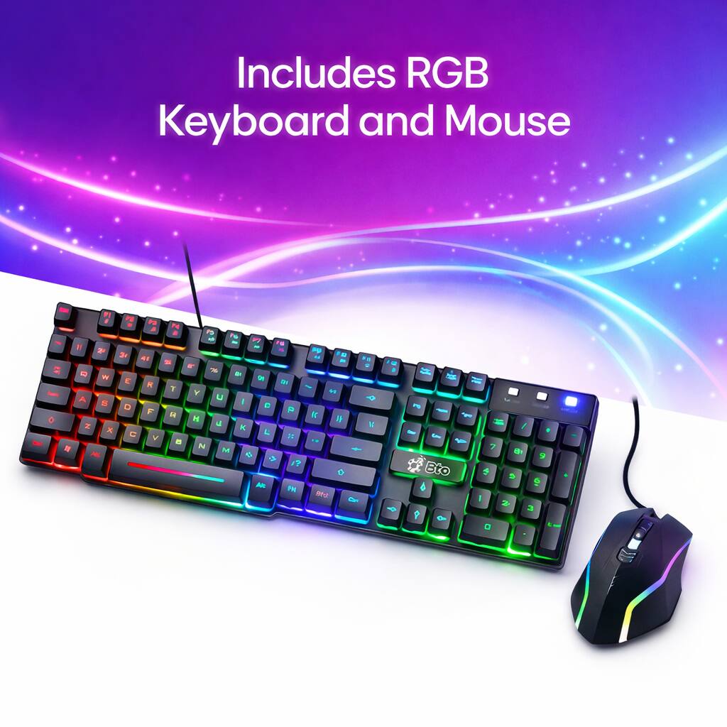 Includes RGB Keyboard and Mouse